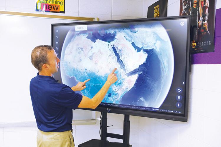 Greg Gunderson and interactive smart panel