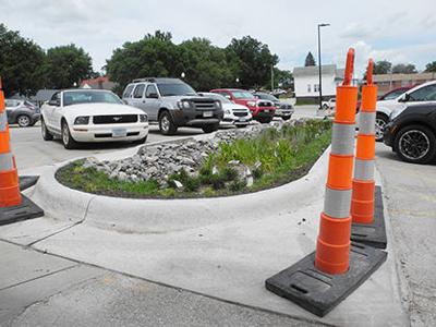 14th Street parking lot