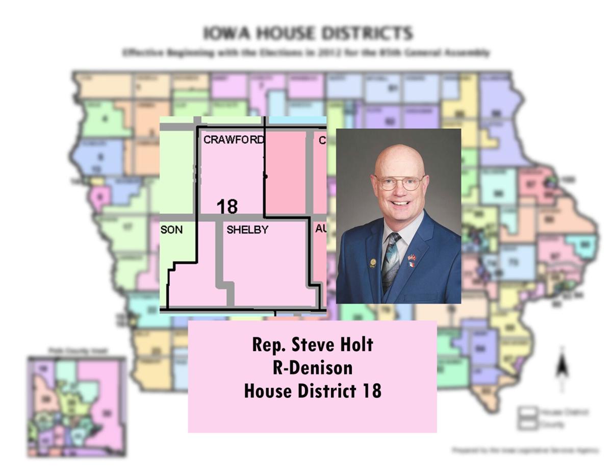 Rep. Steven Holt, R-Denison, House D 18