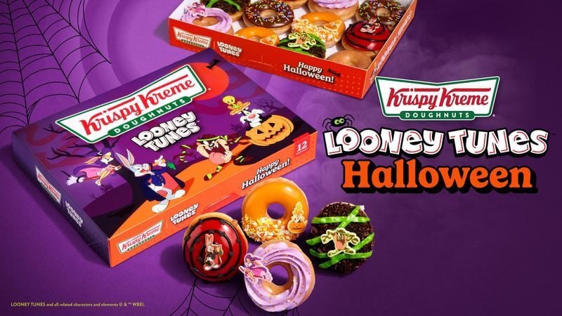 Krisy Kreme announced a new collaboration just in time for Halloween! This playfully spooky Looney Tunes collection features four doughnuts inspired by iconic Looney Tunes characters.