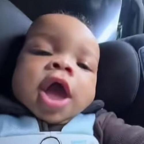 Rihanna posted a video of her son on TikTok