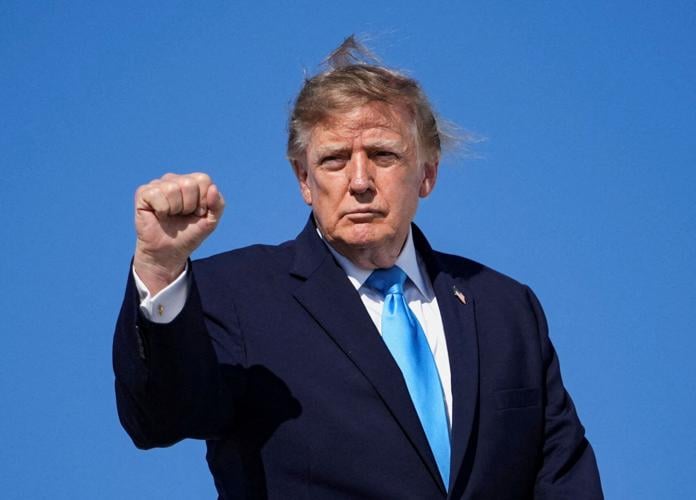 US President Trump travels to Grand Island, Nebraska
