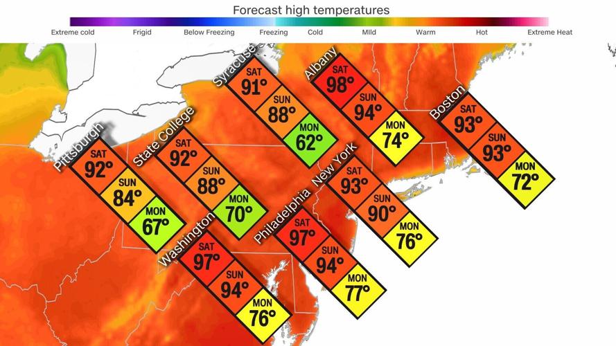 Over half of the US population will see temperatures at or above 90 degrees this weekend. And it's only May