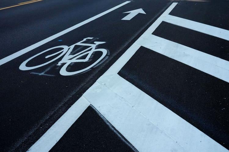 Bike lanes on Indianola Avenue in Clintonville on July 8, 2026 in Columbus, Ohio.