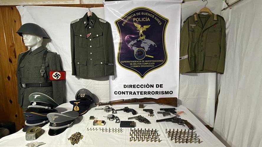 Nazi arsenal seized at home of online military uniform seller in Argentina