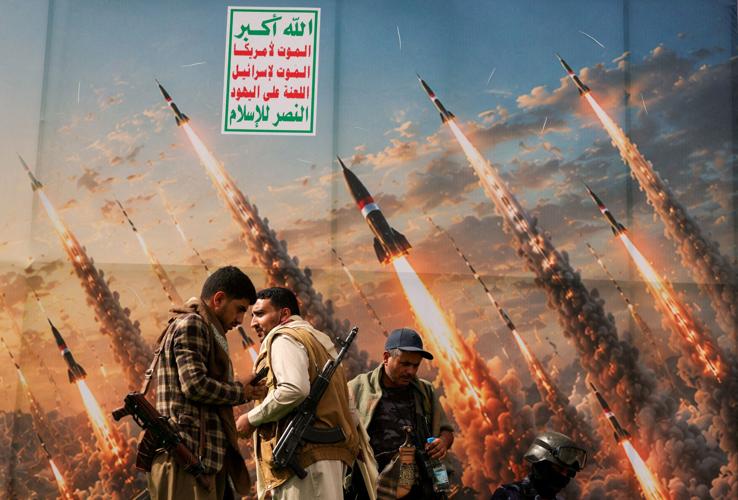 FILE PHOTO: Houthi supporters hold anti-Saudi rally amid escalation with the kingdom