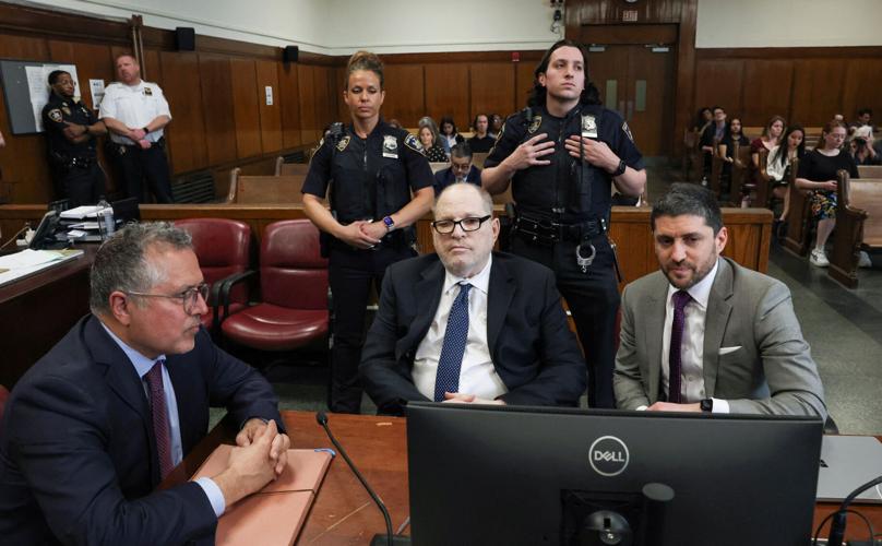 Former Hollywood film producer Harvey Weinstein appears in Manhattan Supreme Court for the retrial of his rape case, in New York City