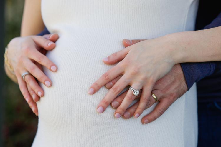 Texas Rangers broadcaster Jared Sandler and his wife, Emily Sandler, at their home on Nov. 17, 2025, in Dallas.