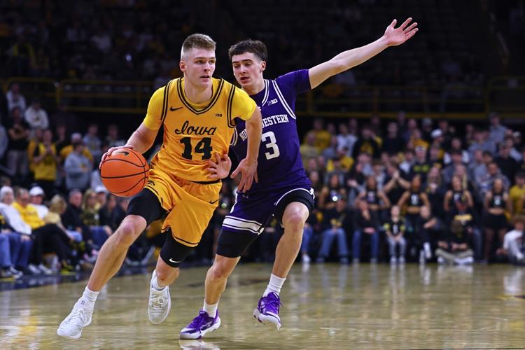 Iowa MBBall vs. Northwestern 4