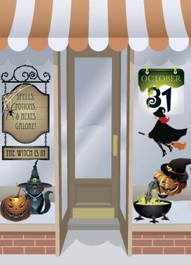 DBR spooky storefront