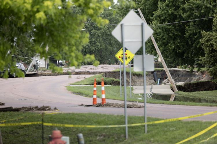 Flooding 2024 - Dakota Dunes - Sinkhole