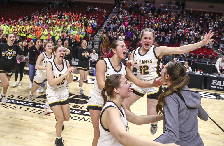 State Girls BBall WSR vs. Bishop Heelan 1