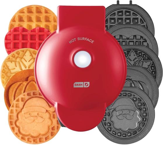 Dash MultiMaker Mini Holiday Waffle Maker