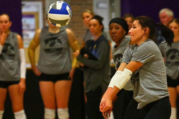 Iowa VBall at UNI Spring Tournament 6