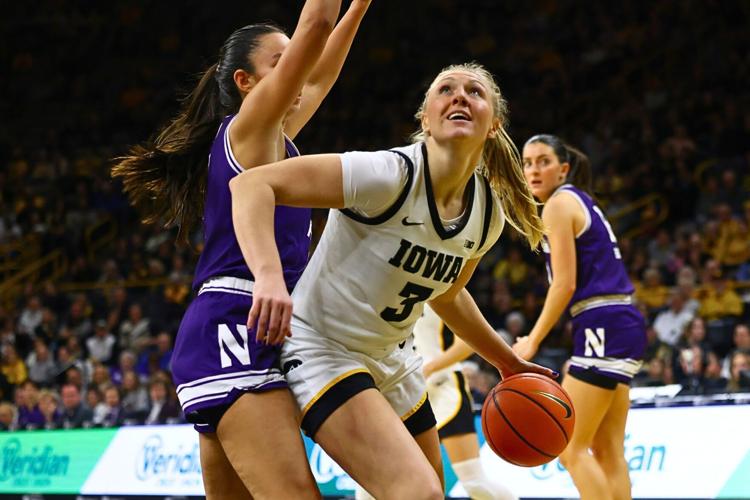 Iowa WBBall vs. Northwestern 9
