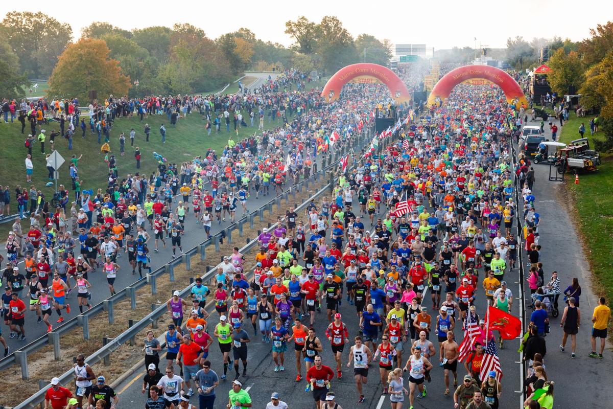Marine Corps Marathon participants go the extra mile for different