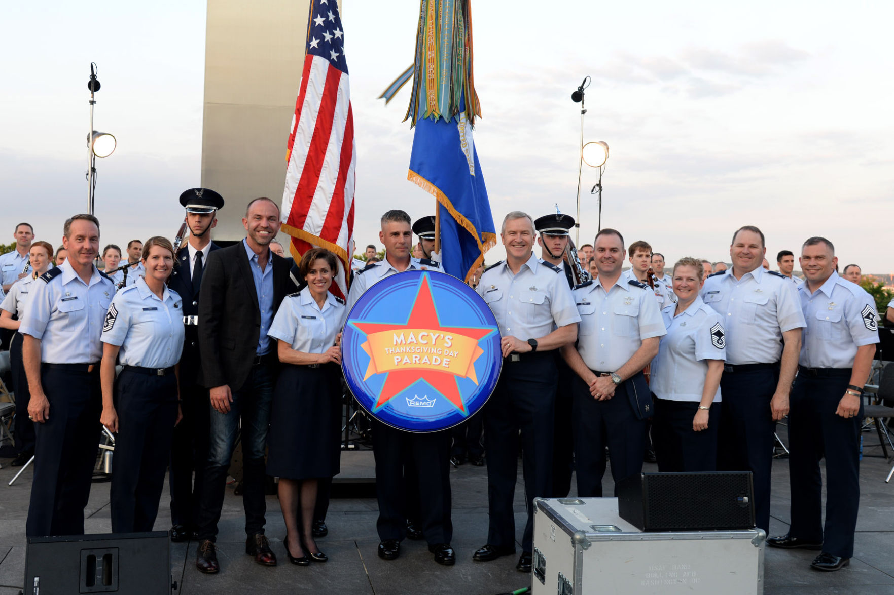 Air Force honor guard, band selected 