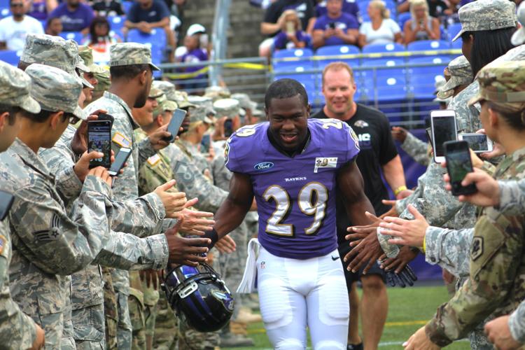Ravens honor military, veterans during annual training camp day News