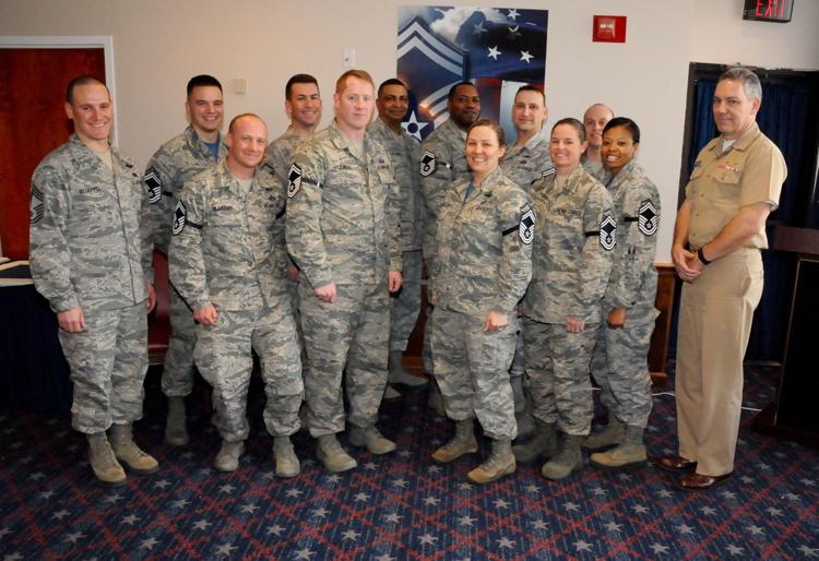 JBAB recognizes 2016 Air Force senior master sergeant selectees