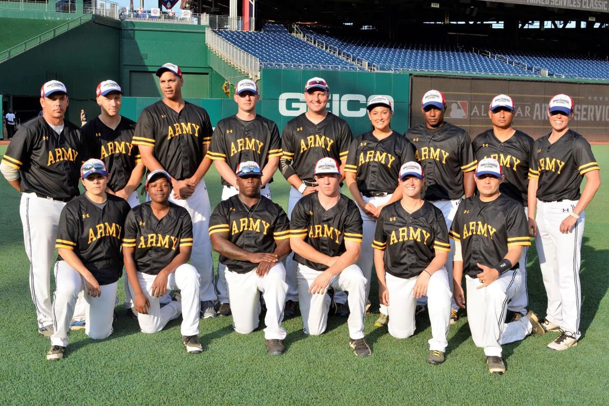 Army softball team gets hall of fame treatment at AllStar Armed