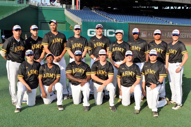 Soldier-athletes tryout for All-Army men's softball team