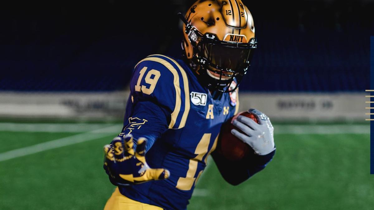 Uniform For Army Navy Rivalry Reflects Navy 1960s Football