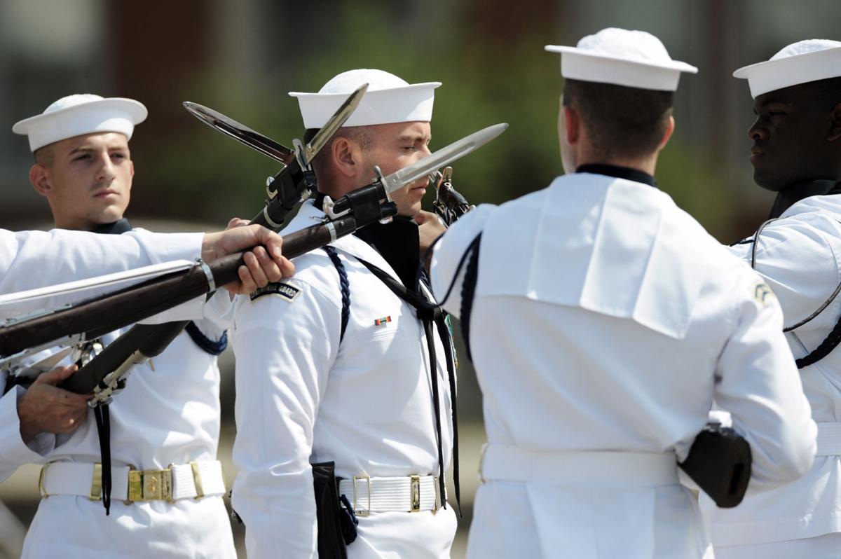 U.S. Navy Ceremonial Guard holds change of command ceremony Features
