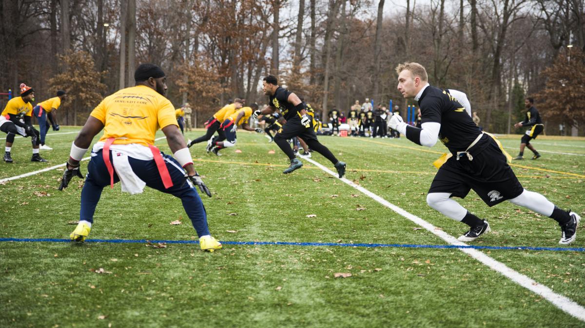 MWR Hosts Army vs. Navy Flag Football Game Features
