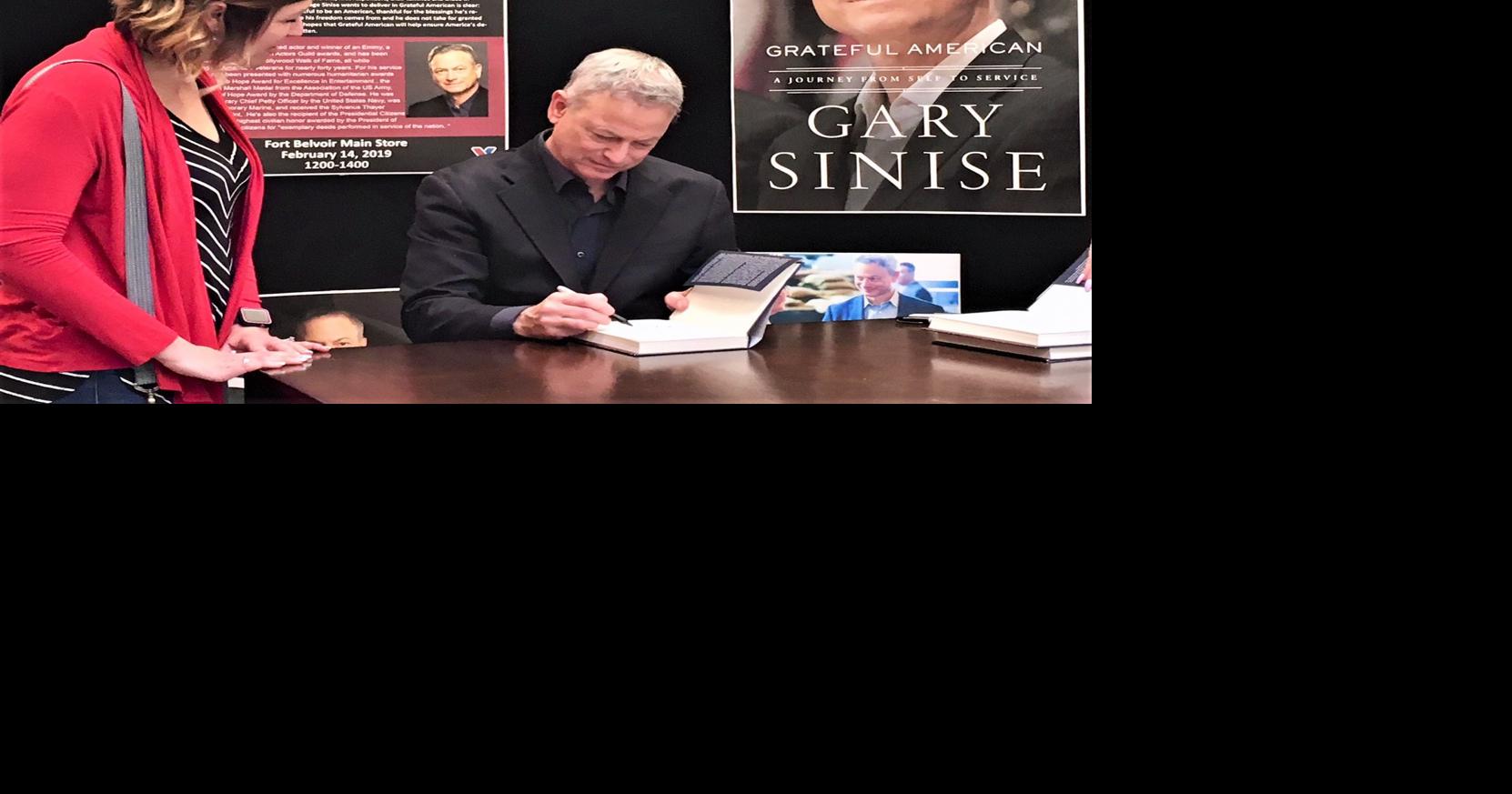 Gary Sinise signs new book at Fort Belvoir | Local | dcmilitary.com