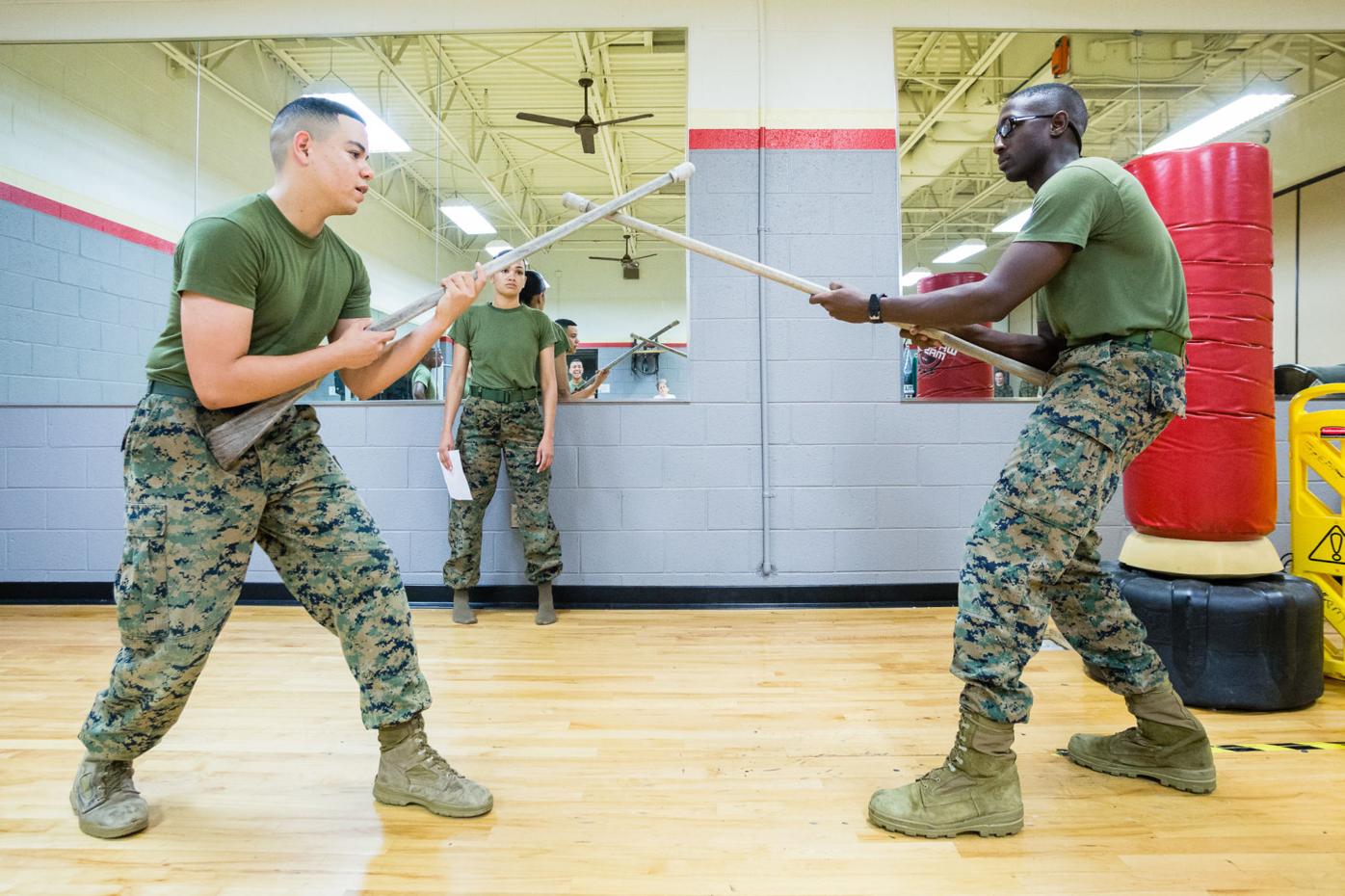 One Mind, Any Weapon Henderson Hall Marines participate in Corps