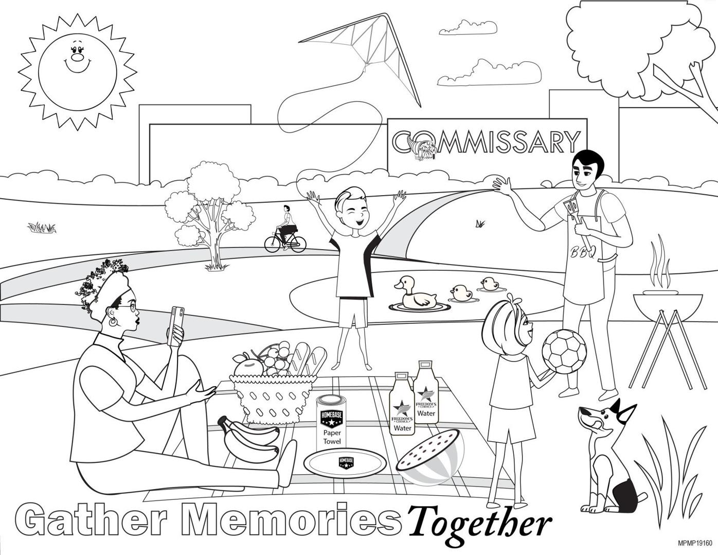 Pax River Commissary Announces 2019 Month Of The Military Child Coloring Contest Tenant Profile Dcmilitary Com