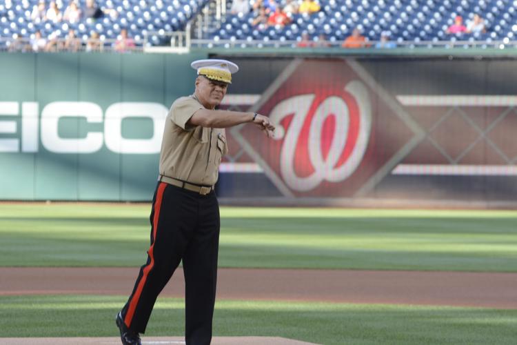 Marines show their Natitude at MLB Marine appreciation day