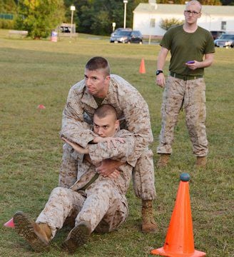 Marines Take Annual Combat Fitness Test | Local | dcmilitary.com