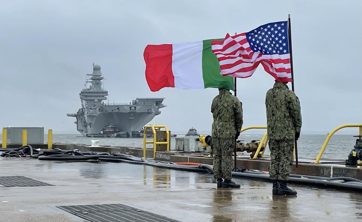Italian Navy Aircraft Carrier Its Cavour Arrives At Ns Norfolk Local Dcmilitary Com Italian Navy Aircraft Carrier Its Cavour Arrives At Ns Norfolk Local Dcmilitary Com