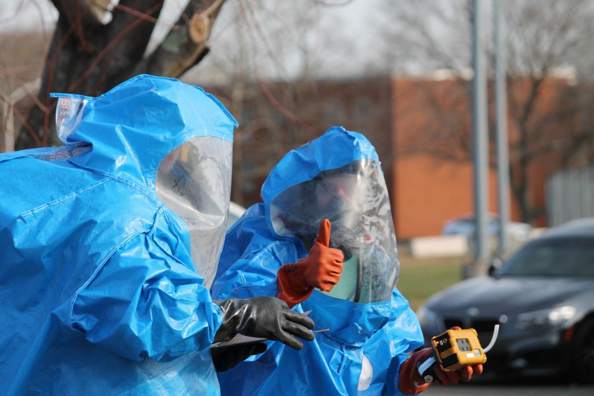 Weeklong hazardous material training includes simulated response