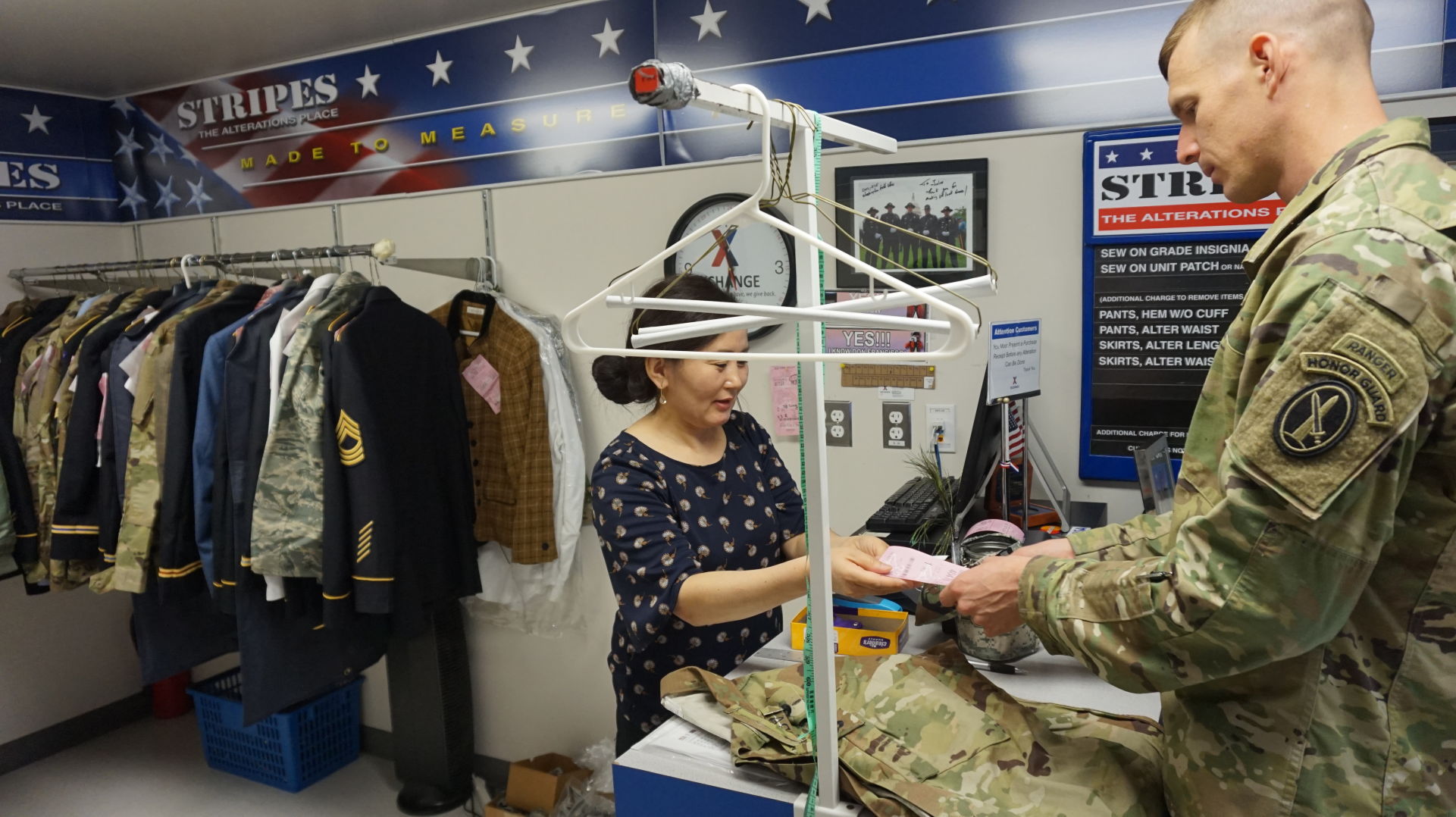 Clothing and sales deals military