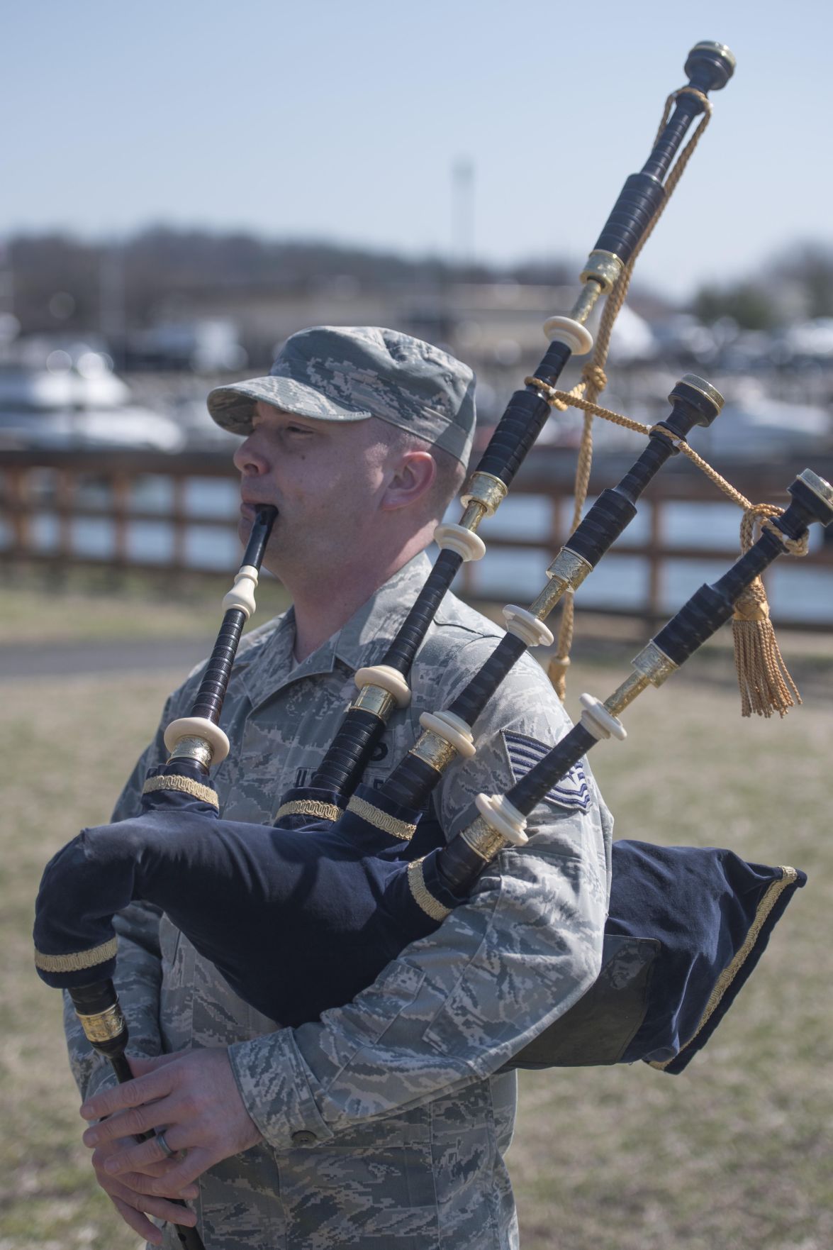 Lone piper in U.S. Air Force Band Ceremonial Brass Band finds niche News