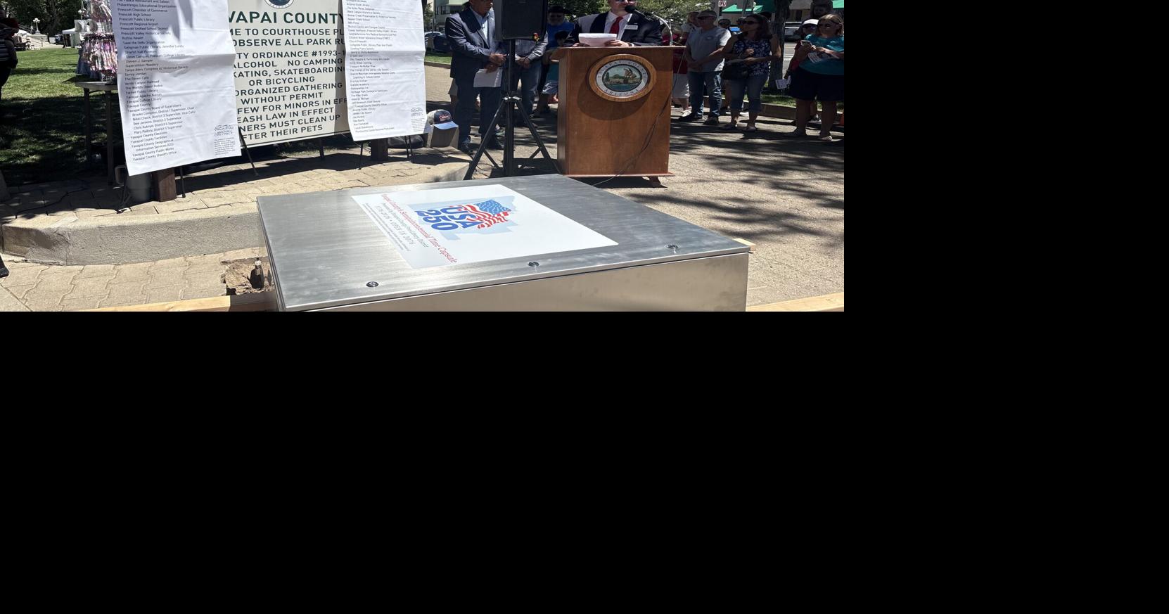 Yavapai County buries time capsule to mark nation’s 250th anniversary