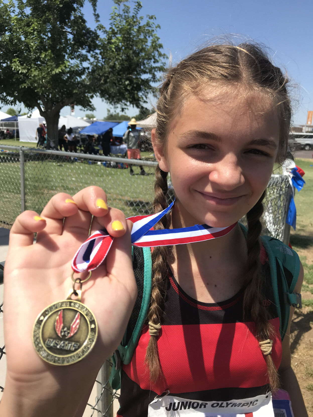 Mia Fisher wins gold at Arizona Junior Olympics Championship Sports