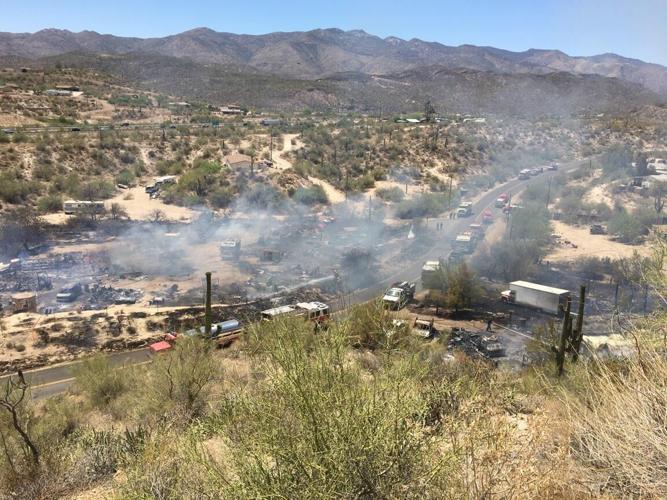 Two homes destroyed by wildfire in Black Canyon City News