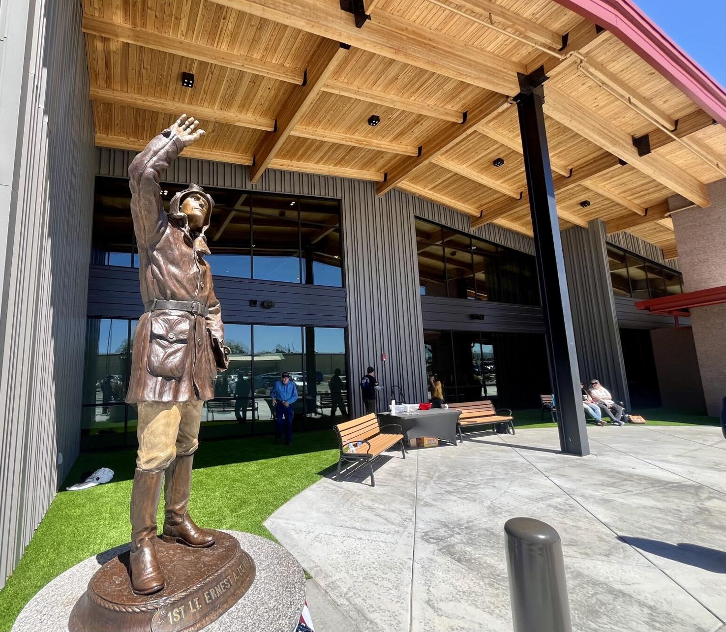 Local WWI hero Ernest A. Love memorialized with statue at Prescott