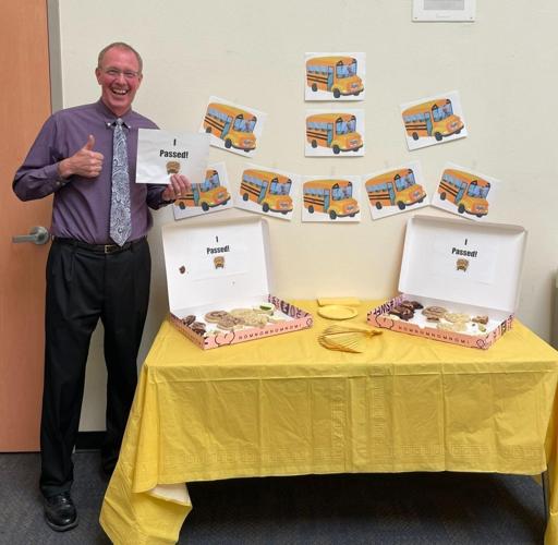 Humboldt’s top educator earns CDL license so he can serve as substitute
