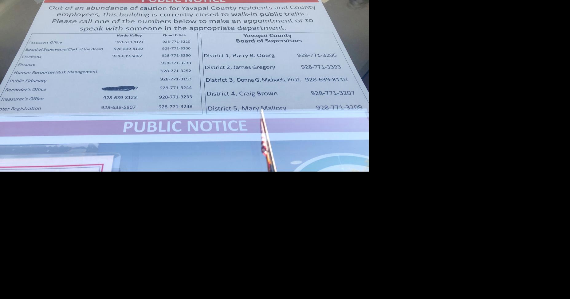 Yavapai County Administration Building shut down in wake of threat from