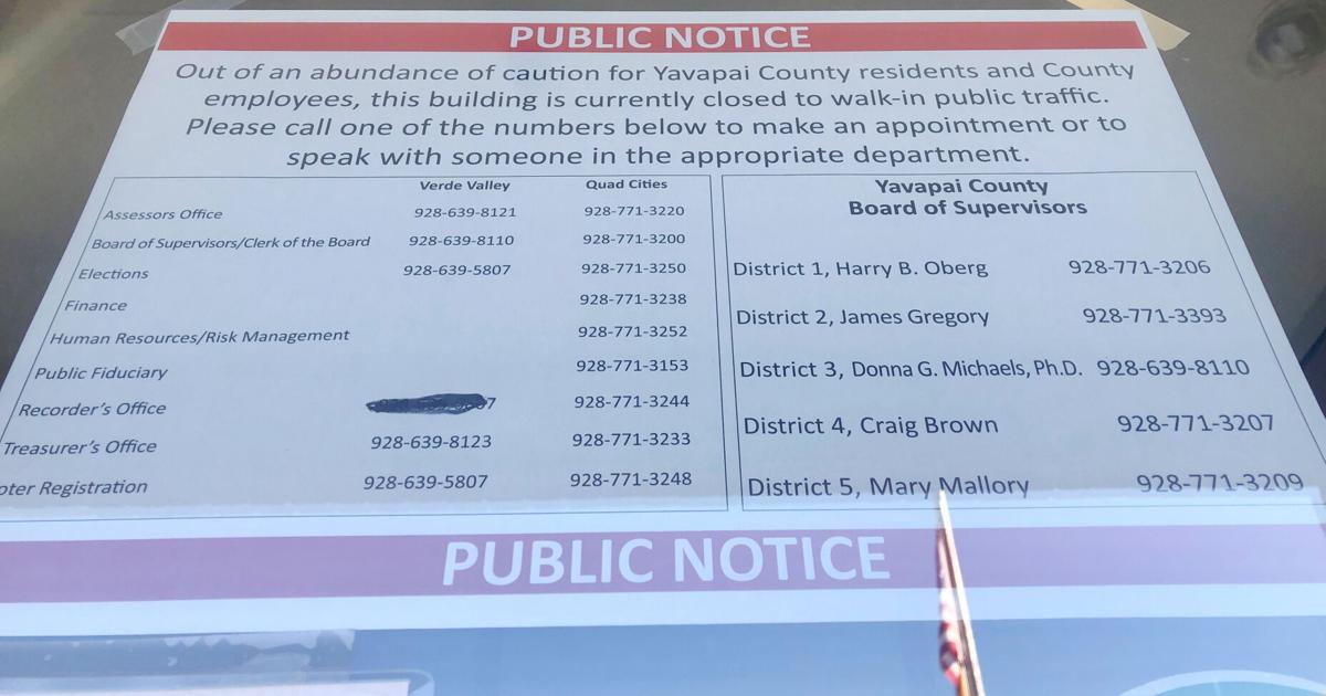 Yavapai County Administration Building shut down in wake of threat from
