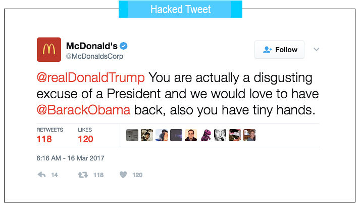 After tweet insulting Trump, McDonald's says it was hacked | Odd ...