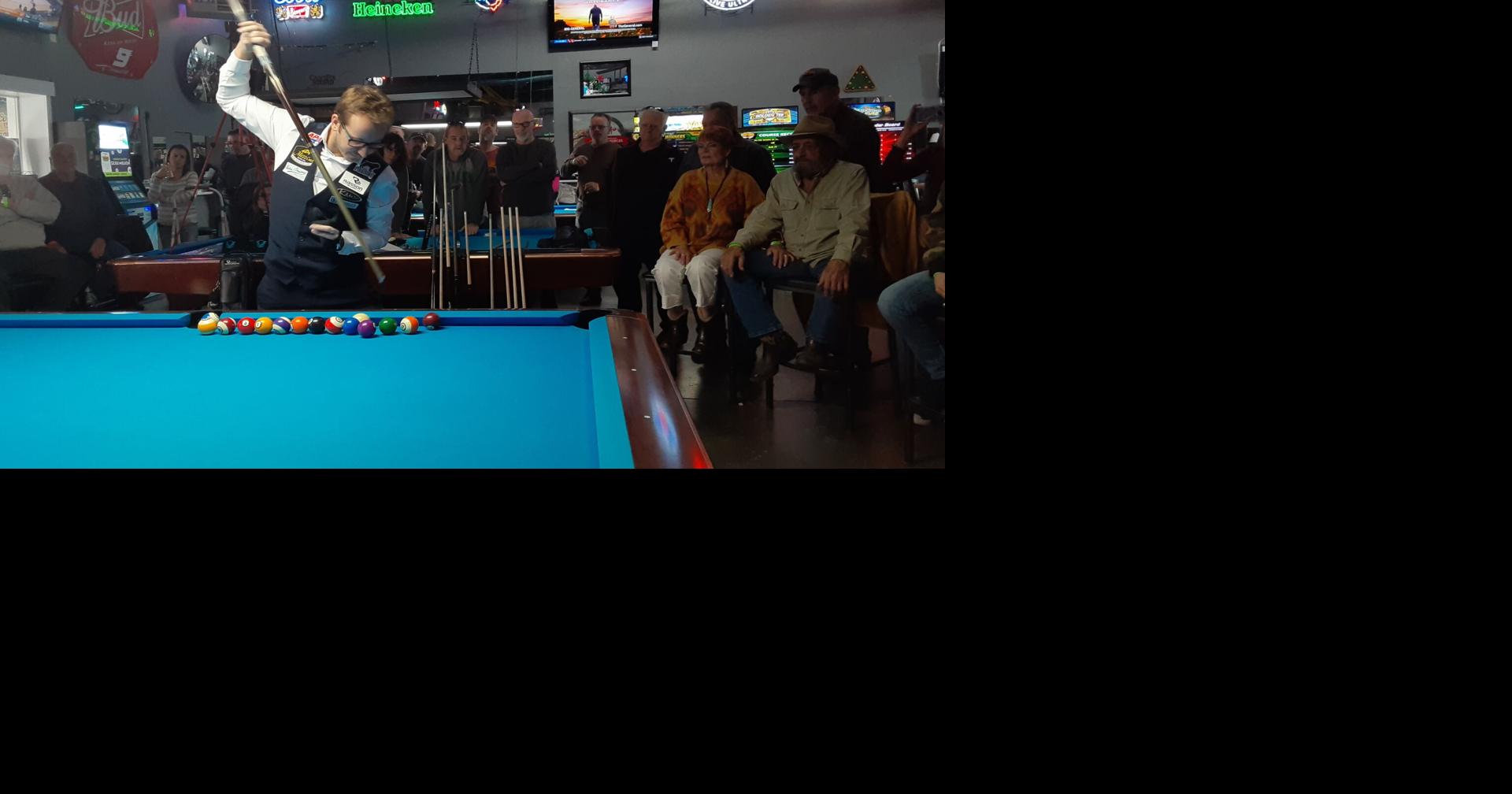 World class pool player wows crowd at Barefoot Bob's Billiards | News ...