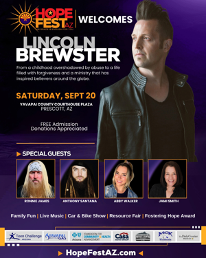 The 13th Annual HOPE FEST Arizona in downtown Prescott