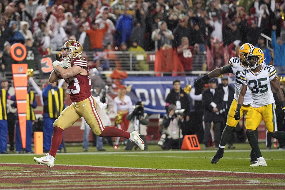 Christian McCaffrey's 2nd TD Rallies The 49ers To 24-21 Playoff Win ...