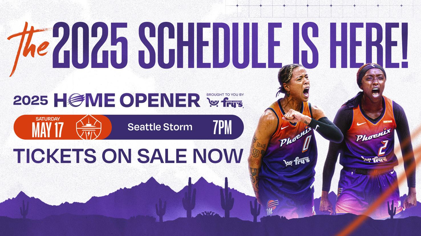 Phoenix Mercury announces 2025 regular season schedule Sports