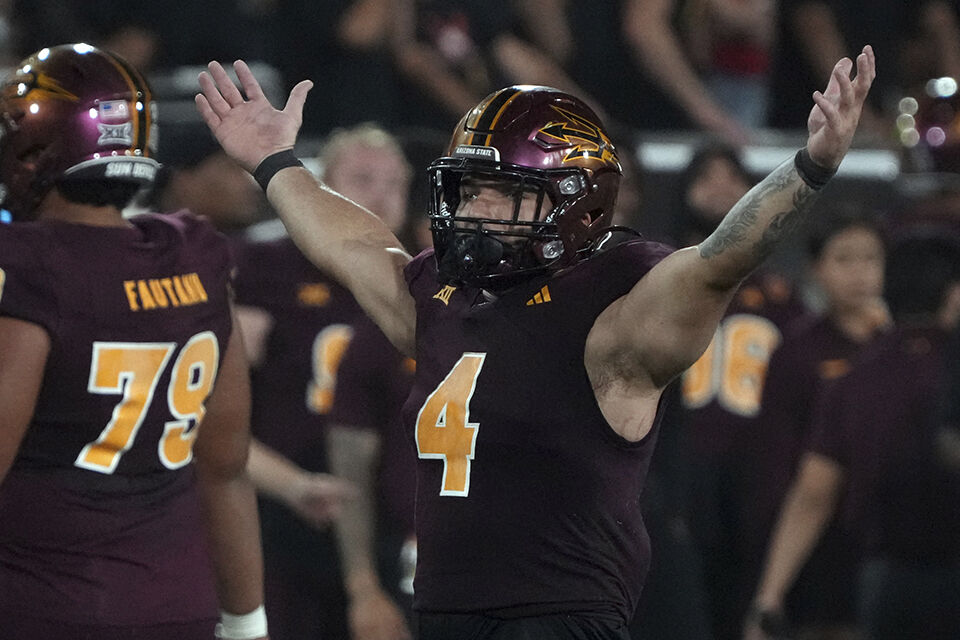 Cam Skattebo Runs For 156 Yards And 2 TDs, Arizona State Knocks Off No ...